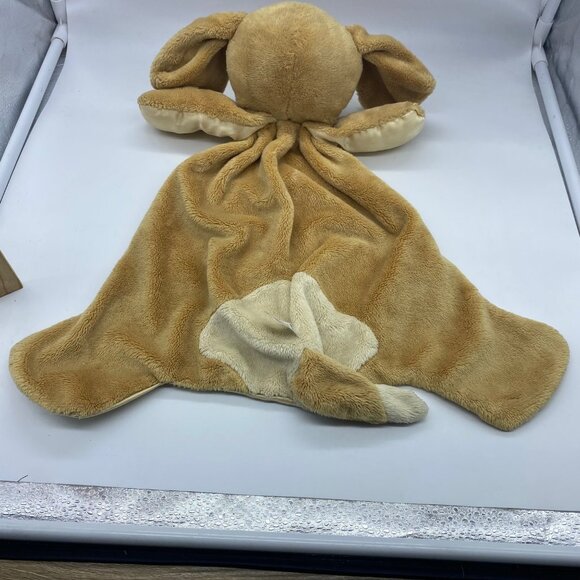 Baby Gund Spunky Huggybuddy Dog Puppy Plush Lovey Blanket 16" Blankie Brown - Picture 6 of 7